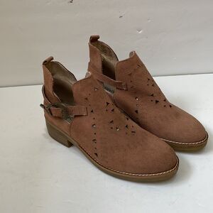 MUSSE & CLOUD BROWN SUEDE‎ ANKLE BOOTS